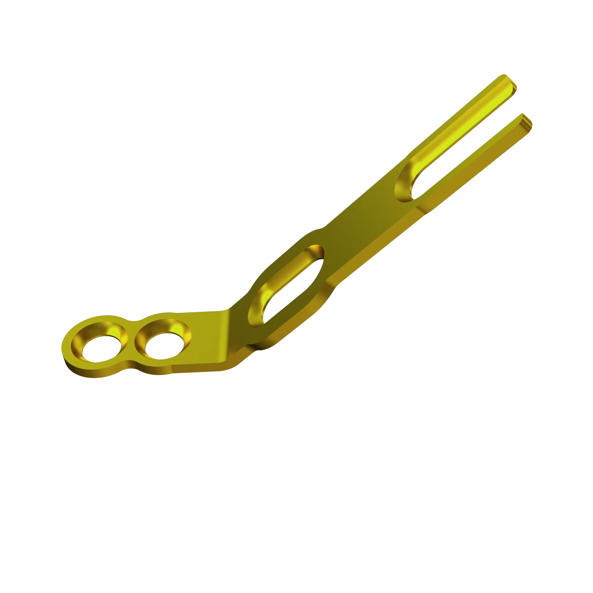 Bone graft titanium plate - VIII (Single Bend)