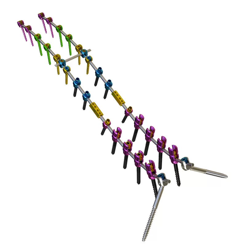 Monoaxial pedicle screw,  Type-V-Cortical bone thread（6.0 system)