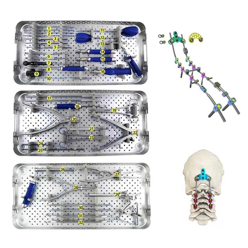 Occipito-Cervico-Thoracic Posterior Fixation Instruments