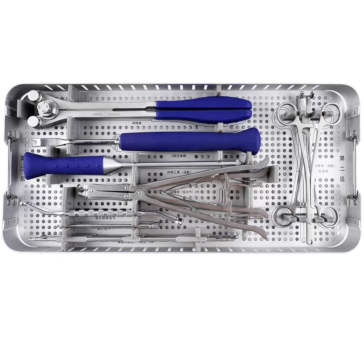 6.0/6.35 Posterior Thoracolumbar Spinal System Instrusment Set (Ti)