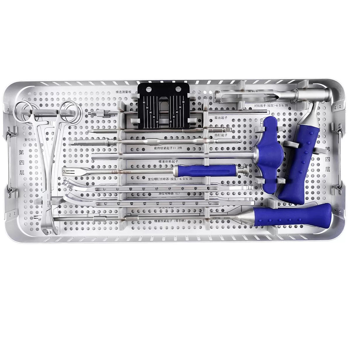 6.0/6.35 Posterior Thoracolumbar Spinal System Instrusment Set (Ti)