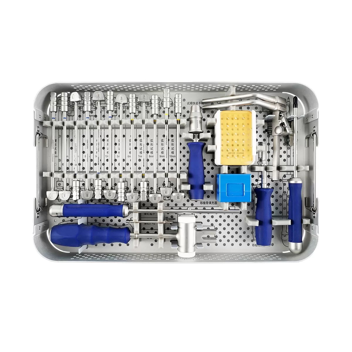 Zero Profile Interbody Fusion Cage Instrument Set( 4 Screws)