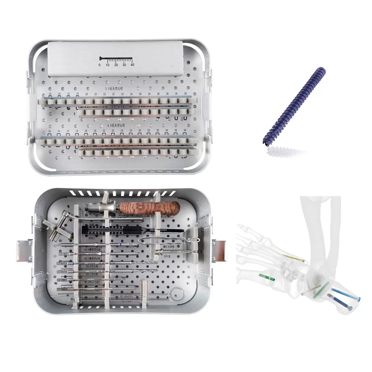 Cannulated Screw System Instrument Set (3.5/4.0-Headless)