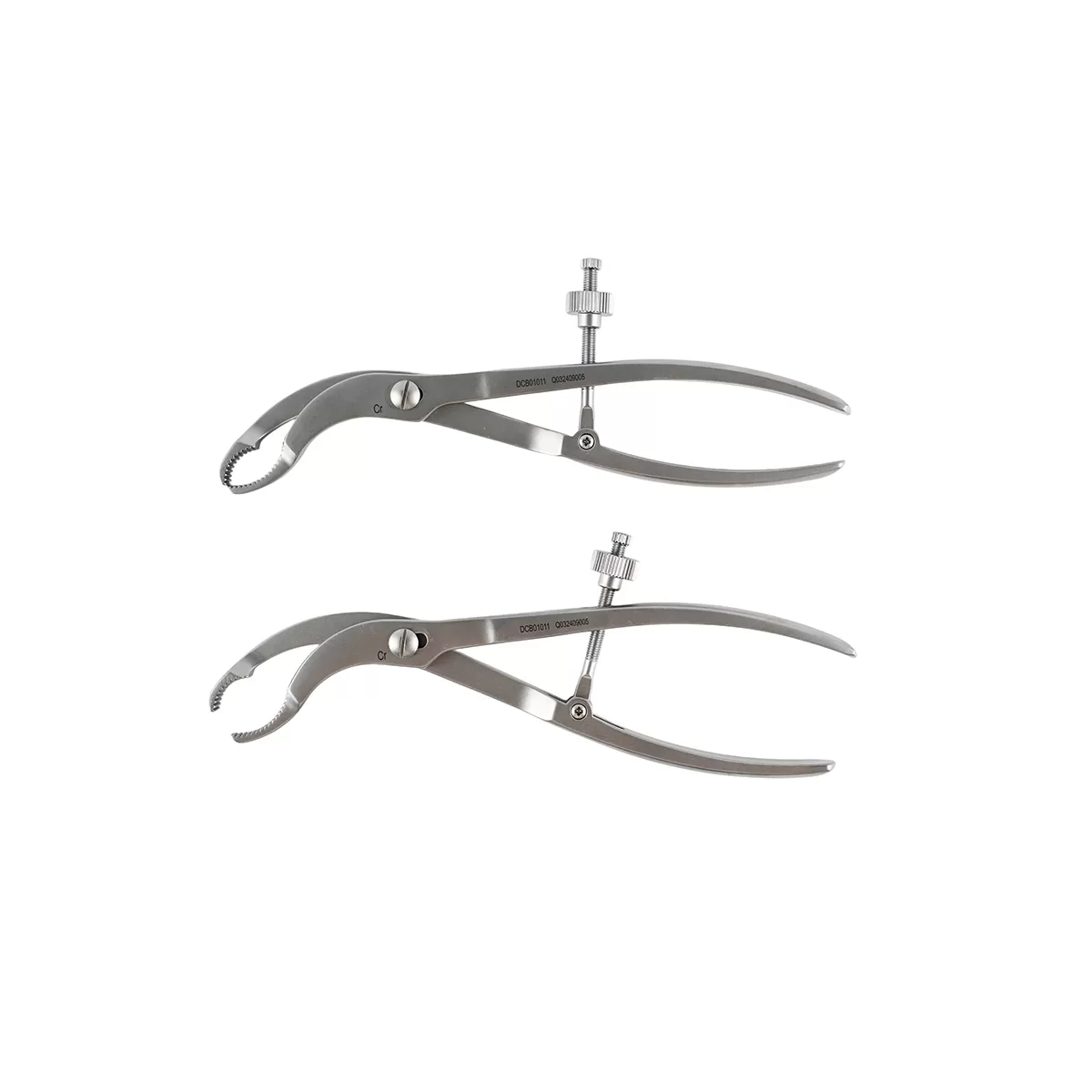 Centralizing bone holding forceps