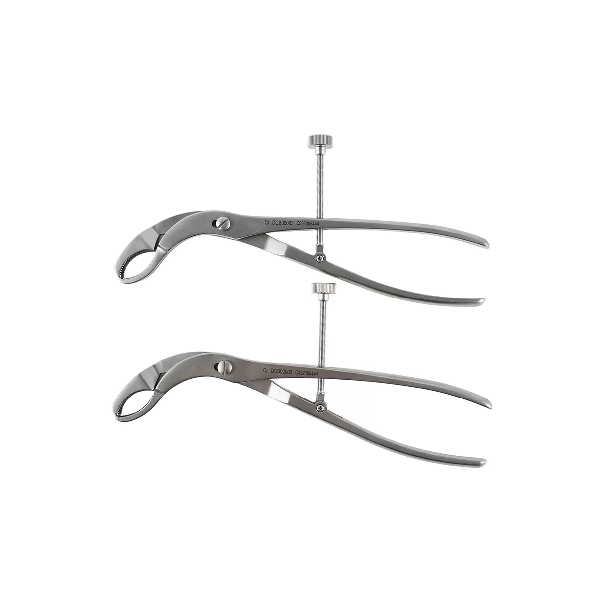 Centralizing bone holding forceps