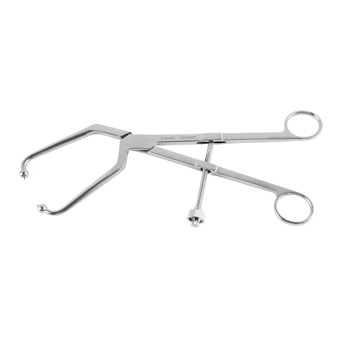 Long curved reduction forceps