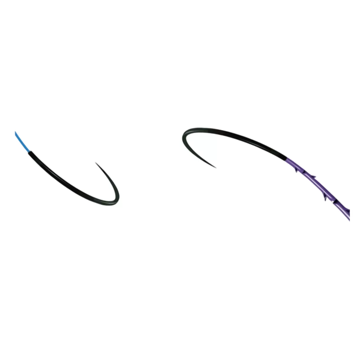 Blackened Surgical Needle