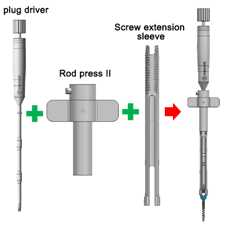 Reduction using Rod Pusher