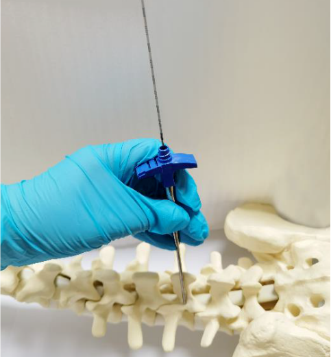 Insert guidewire Insert guidewire