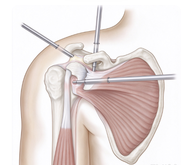 Arthroscopic portal planning for subscapularis tendon repair